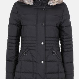 Outdoorjacke mit abnehmbarer Kapuze Outdoorjacke mit abnehmbarer Kapuze