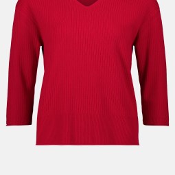 Feinstrickpullover mit V-Ausschnitt Feinstrickpullover mit V-Ausschnitt