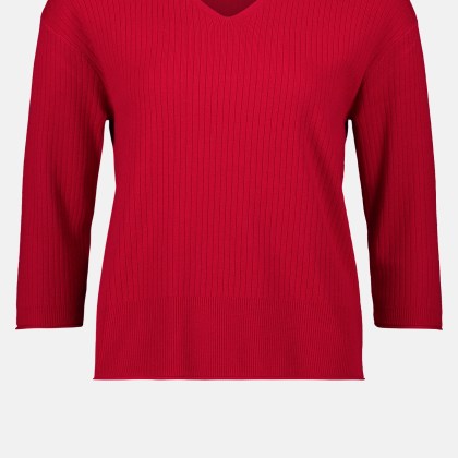 Feinstrickpullover mit V-Ausschnitt Feinstrickpullover mit V-Ausschnitt