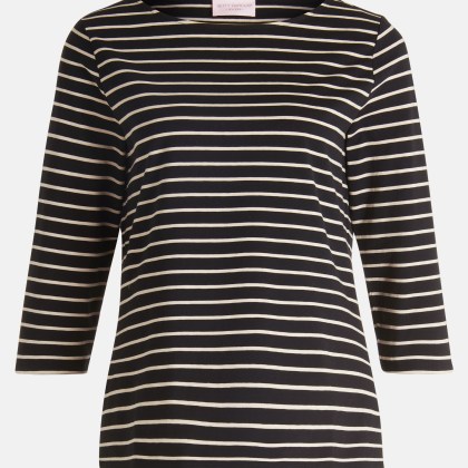 Ringelshirt mit U-Boot-Ausschnitt Ringelshirt mit U-Boot-Ausschnitt