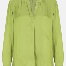 Satin-Bluse langarm Satin-Bluse langarm