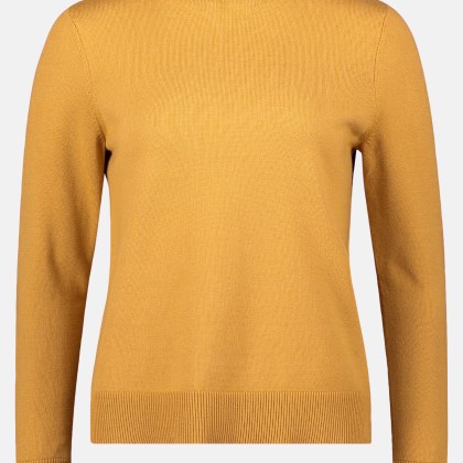 Basic-Strickpullover mit Stehkragen Basic-Strickpullover mit Stehkragen