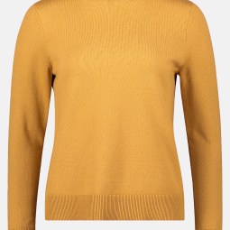 Basic-Strickpullover mit Stehkragen Basic-Strickpullover mit Stehkragen