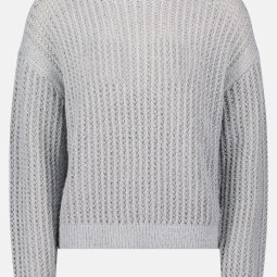 Strickpullover mit hohem Kragen Strickpullover mit hohem Kragen