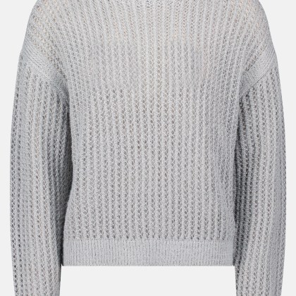 Strickpullover mit hohem Kragen Strickpullover mit hohem Kragen