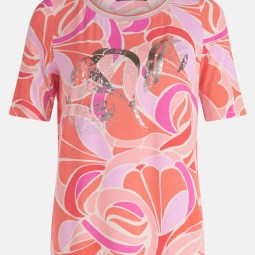 Printshirt mit Schmucksteinen Printshirt mit Schmucksteinen