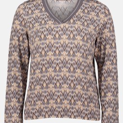 Blusenshirt mit V-Ausschnitt Blusenshirt mit V-Ausschnitt
