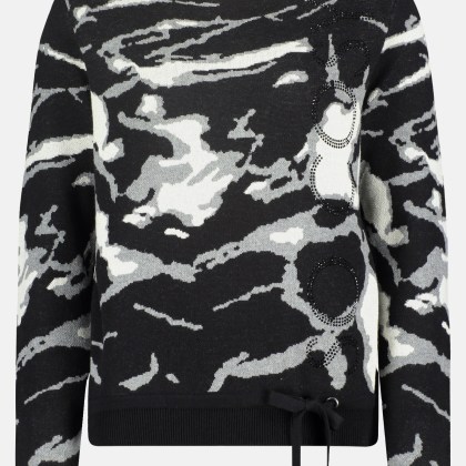Strickpullover mit Jacquard Strickpullover mit Jacquard