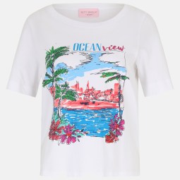 Basic Shirt mit Aufdruck Basic Shirt mit Aufdruck