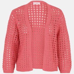 Casual-Strickjacke mit Effektgarn Casual-Strickjacke mit Effektgarn