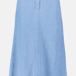 Jeansrock mit offenem Saum Jeansrock mit offenem Saum