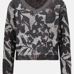 Grobstrick-Pullover mit Pailletten Grobstrick-Pullover mit Pailletten