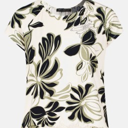 Printshirt mit Gummizug Printshirt mit Gummizug