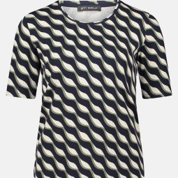 Basic Shirt mit Rippenstruktur Basic Shirt mit Rippenstruktur