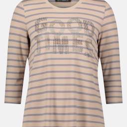 Ringelshirt mit Schmucksteinen Ringelshirt mit Schmucksteinen