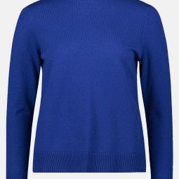 Basic-Strickpullover mit Stehkragen Basic-Strickpullover mit Stehkragen