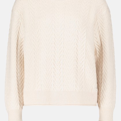 Grobstrick-Pullover mit Struktur Grobstrick-Pullover mit Struktur