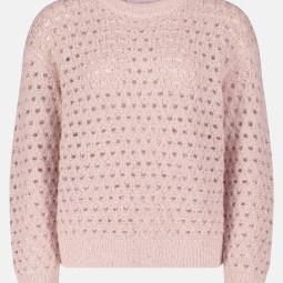 Strickpullover mit Effektgarn Strickpullover mit Effektgarn