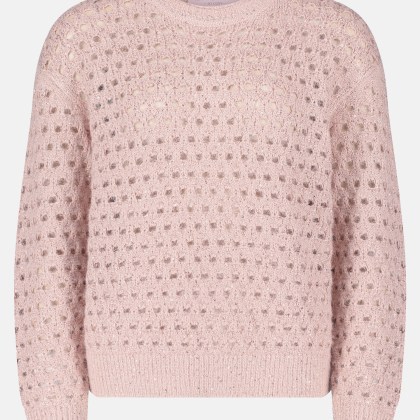 Strickpullover mit Effektgarn Strickpullover mit Effektgarn