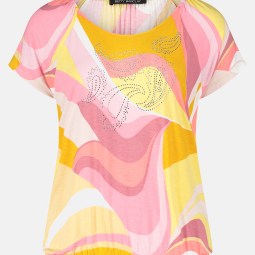 Printshirt mit Gummizug Printshirt mit Gummizug