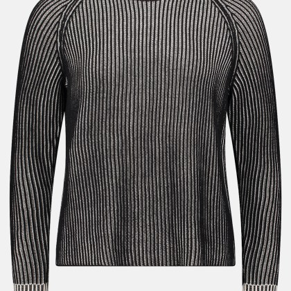 Grobstrick-Pullover mit Rippenstruktur Grobstrick-Pullover mit Rippenstruktur