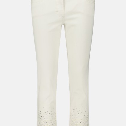 Casual-Hose mit Stickerei Casual-Hose mit Stickerei