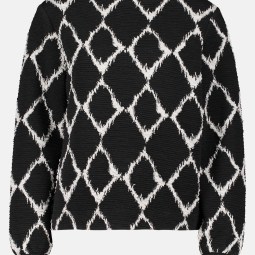 Sweatshirt mit Rippbündchen Sweatshirt mit Rippbündchen