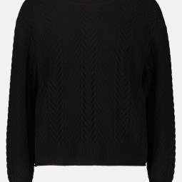 Grobstrick-Pullover mit Struktur Grobstrick-Pullover mit Struktur