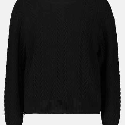Grobstrick-Pullover mit Struktur Grobstrick-Pullover mit Struktur