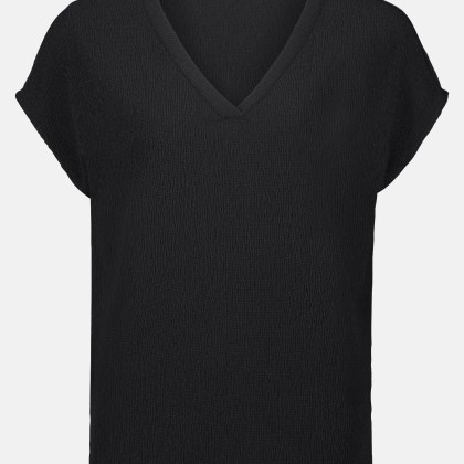 Basic Shirt mit V-Ausschnitt Basic Shirt mit V-Ausschnitt