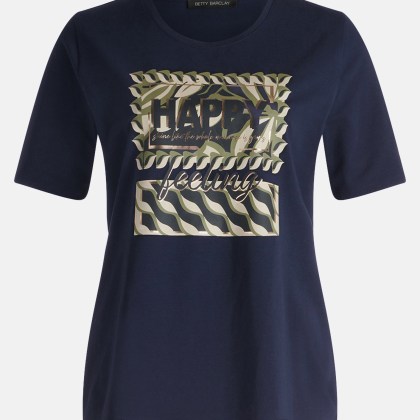 Basic Shirt mit Placement Basic Shirt mit Placement