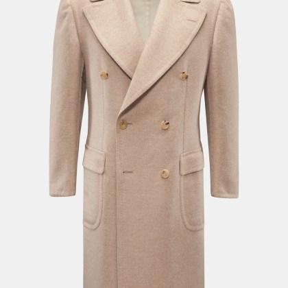 Cesare Attolini - Herren - Cashmere Mantel beige Cesare Attolini - Herren - Cashmere Mantel beige