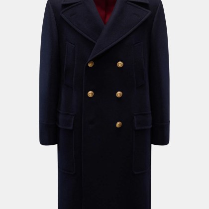 Brunello Cucinelli - Herren - Wollmantel navy Brunello Cucinelli - Herren - Wollmantel navy