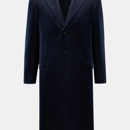 Cesare Attolini - Herren - Cashmere Mantel navy Cesare Attolini - Herren - Cashmere Mantel navy