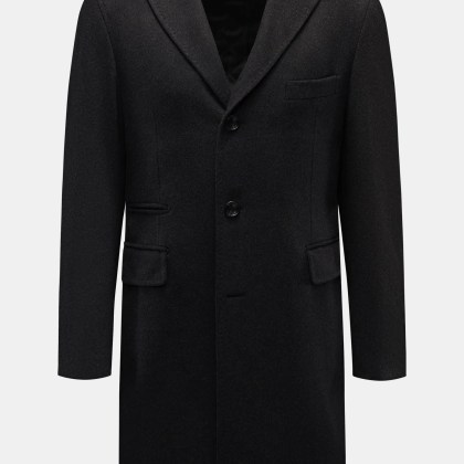 Tagliatore - Herren - Cashmere Mantel anthrazit Tagliatore - Herren - Cashmere Mantel anthrazit