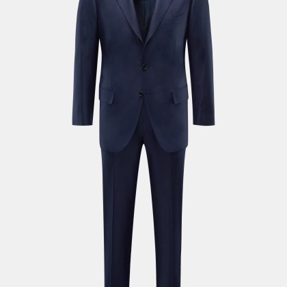 Cesare Attolini - Herren - Anzug %27Drop 7%27 navy Cesare Attolini - Herren - Anzug %27Drop 7%27 navy