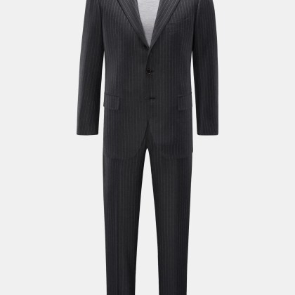 Cesare Attolini - Herren - Anzug %27Drop 7%27 dunkelgrau/hellgrau gestreift Cesare Attolini - Herren - Anzug %27Drop 7%27 dunkelgrau/hellgrau gestreift