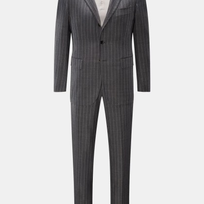 Stile Latino - Herren - Anzug %27Vincenzo%27 dunkelgrau/hellgrau gestreift Stile Latino - Herren - Anzug %27Vincenzo%27 dunkelgrau/hellgrau gestreift