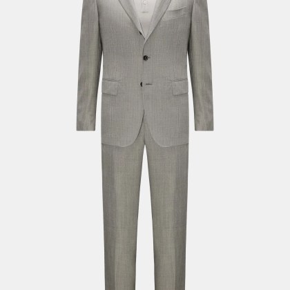 Stile Latino - Herren - Anzug %27Vincenzo%27 grau meliert Stile Latino - Herren - Anzug %27Vincenzo%27 grau meliert