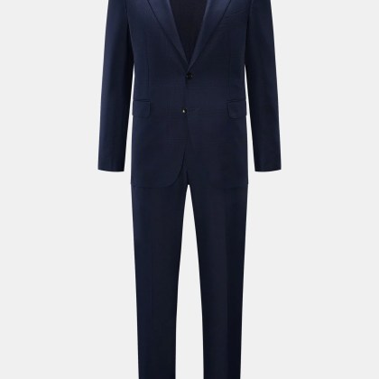 Tagliatore - Herren - Anzug navy kariert Tagliatore - Herren - Anzug navy kariert