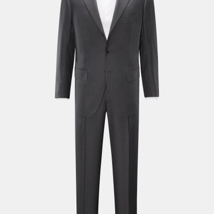 Cesare Attolini - Herren - Anzug anthrazit gestreift Cesare Attolini - Herren - Anzug anthrazit gestreift