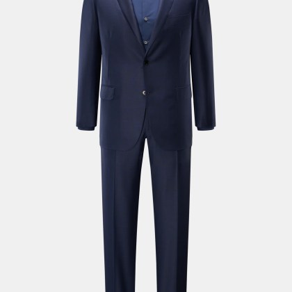 Belvest - Herren - Anzug dunkelblau/schwarz kariert Belvest - Herren - Anzug dunkelblau/schwarz kariert