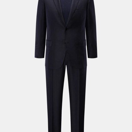 Belvest - Herren - Anzug navy/grau gestreift Belvest - Herren - Anzug navy/grau gestreift