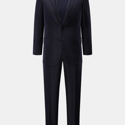 Belvest - Herren - Anzug navy/grau gestreift Belvest - Herren - Anzug navy/grau gestreift