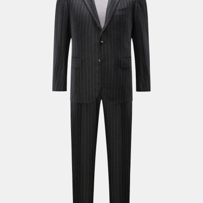 Stile Latino - Herren - Anzug %27Vincenzo%27 anthrazit/grau gestreift Stile Latino - Herren - Anzug %27Vincenzo%27 anthrazit/grau gestreift