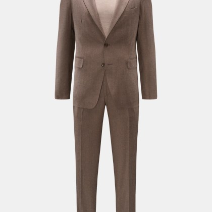 Tagliatore - Herren - Anzug %27Vesuvio%27 graubraun meliert Tagliatore - Herren - Anzug %27Vesuvio%27 graubraun meliert