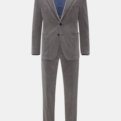 Tagliatore - Herren - Cordanzug %27Vesuvio%27 grau Tagliatore - Herren - Cordanzug %27Vesuvio%27 grau