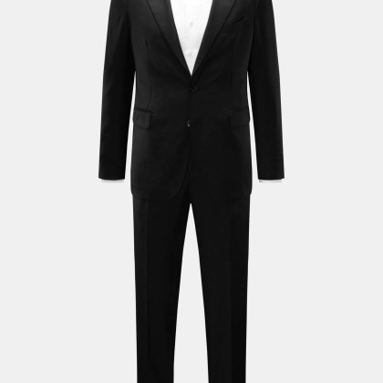 Tagliatore - Herren - Anzug %27Vesuvio%27 schwarz Tagliatore - Herren - Anzug %27Vesuvio%27 schwarz