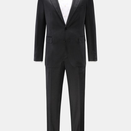 Tagliatore - Herren - Anzug %27Vesuvio%27 anthrazit meliert Tagliatore - Herren - Anzug %27Vesuvio%27 anthrazit meliert