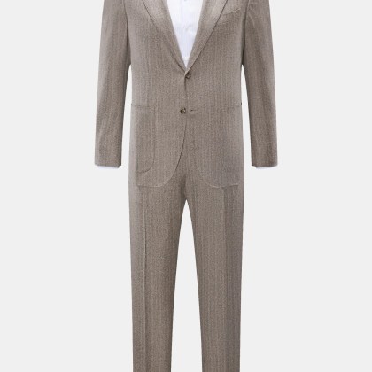 Caruso - Herren - Anzug %27Aida%27 graubraun meliert Caruso - Herren - Anzug %27Aida%27 graubraun meliert